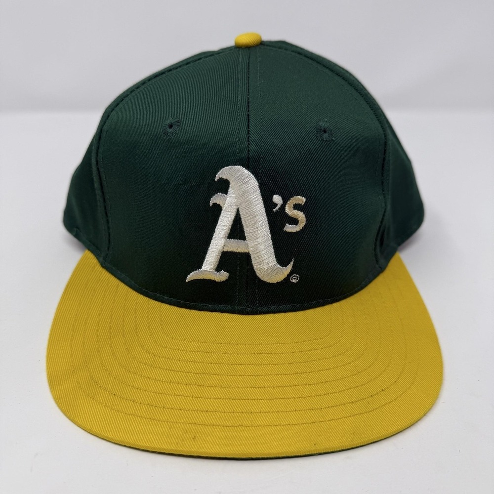 Vintage Oakland Athletics Hat Cap Snap Back One Size MLB Genuine Merchandise